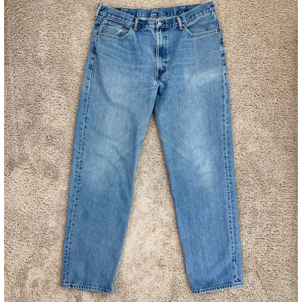 Levi's 550 Jeans Mens 40x36 (Fit 39x35) Relaxed‎ Fit Light Wash Denim Casual